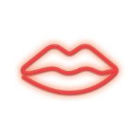 Forever Light Neon LED Light LIPS red Bat + USB FLNEO8 Light decoration figure