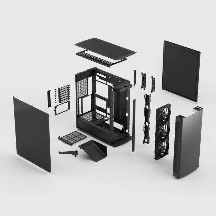 Fractal Design Define One Dark Solid Midi Tower Black — image 4 of 16