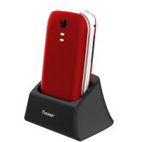 Funker E200 MAX AUDIO 2 7.11 cm (2.8'') 114 g Red Senior phone