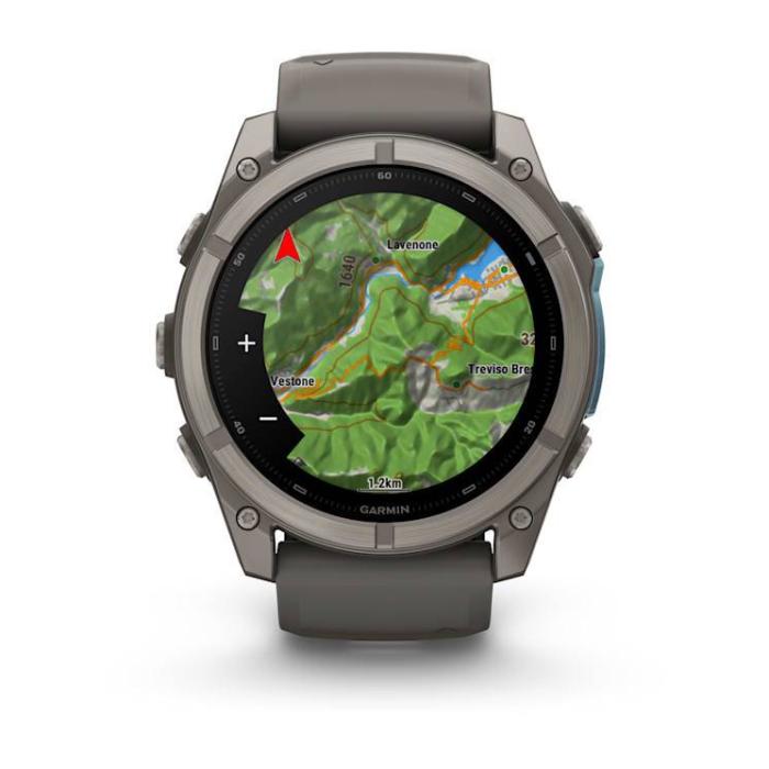 Garmin fēnix 9 3.56 cm (1.4'') AMOLED 51 mm Digital 454 x 454 pixels Touchscreen Titanium Wi-Fi GPS (satellite) — image 20 of 26