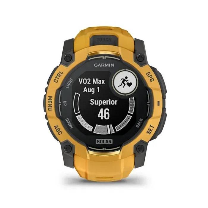 Garmin Instinct 3 3.05 cm (1.2'') 50 mm Digital 176 x 176 pixels Touchscreen Yellow, Grey Wi-Fi GPS (satellite) — image 15 of 32