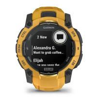Garmin Instinct 3 3.05 cm (1.2'') 50 mm Digital 176 x 176 pixels Touchscreen Yellow, Grey Wi-Fi GPS (satellite), view image 6 of 32