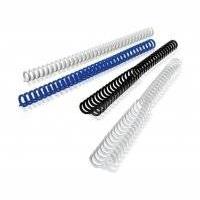 GBC ClickBind Binding Spines 16mm A4 Black (50)