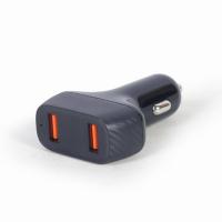 Gembird TA-U2QC3-CAR-01 mobile device charger Universal Black Cigar lighter Auto