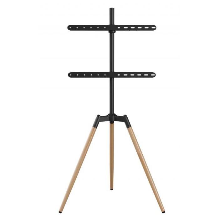 Gembird TVS-65S-01 TV mount/stand 165.1 cm (65'') Black, Wood — image 7 of 10