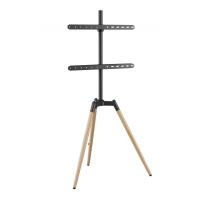 Gembird TVS-65S-01 TV mount/stand 165.1 cm (65'') Black, Wood, view image 6 of 10
