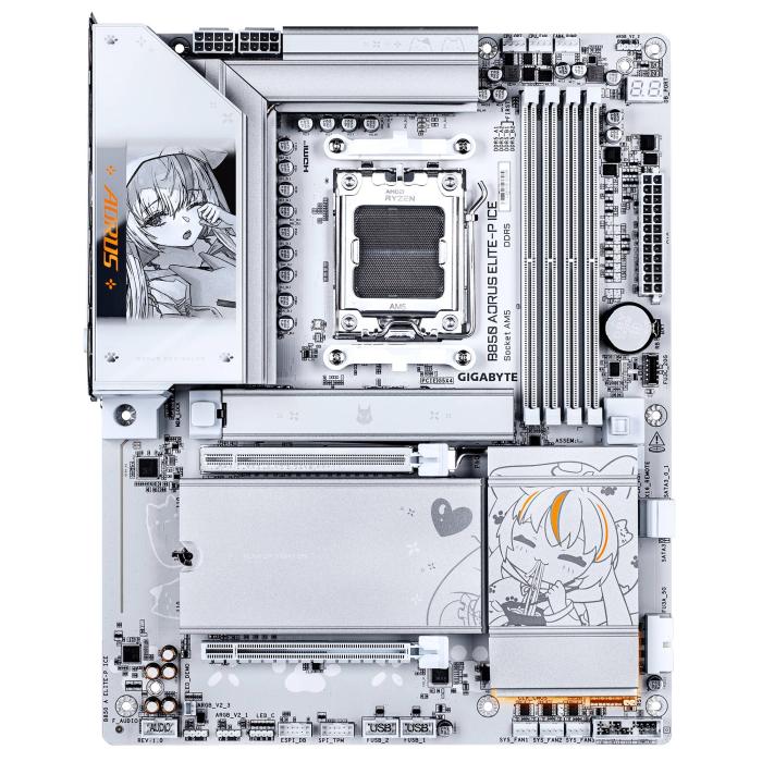 GIGABYTE B850 AORUS ELITE-P ICE Motherboard — image 6 of 8