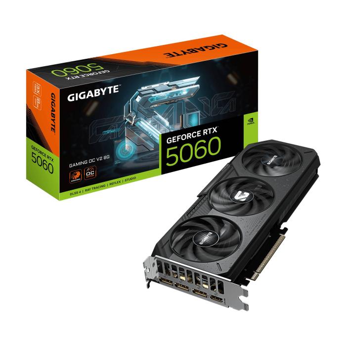 GIGABYTE GeForce RTX 5060 GAMING OC V2 8G Graphics Card - 8GB GDDR7, 128bit, PCI-E 5.0, 2602 MHz Core Clock, 3 x — image 11 of 20