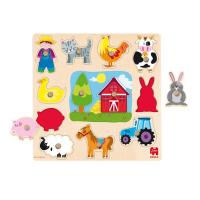 Goula - Farm Silhouete Puzzle