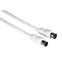 Hama 00011901 coaxial cable 3 m M FM White
