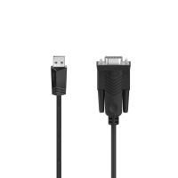 Hama 00200622 serial cable Black 1.5 m Sub-D USB-A