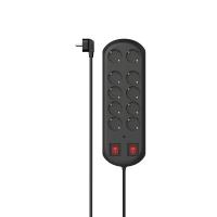 Hama 00223164 power extension 2 m 10 AC outlet(s) Indoor Black