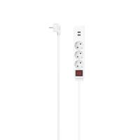 Hama 00223181 power extension 1.4 m 3 AC outlet(s) Indoor White
