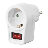 Hama 00223212 power plug adapter Type F White