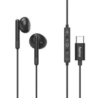 Hama Classy Headset Wired In-ear Calls/Music USB Type-C Black