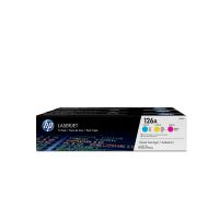 HP 126A 3-pack Cyan/Magenta/Yellow Original LaserJet Toner Cartridges