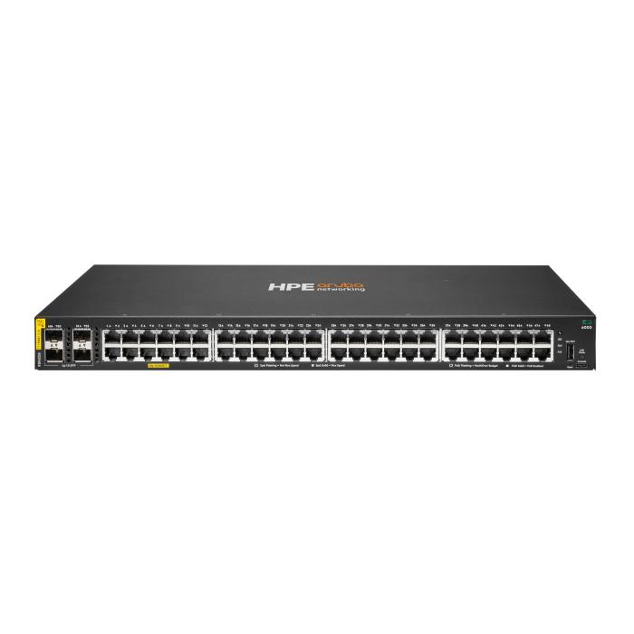 HPE Aruba Networking CX 6000 48p 10M/100M/1G Class4 PoE 4p SFP 1G 370W Switch — image 3 of 4