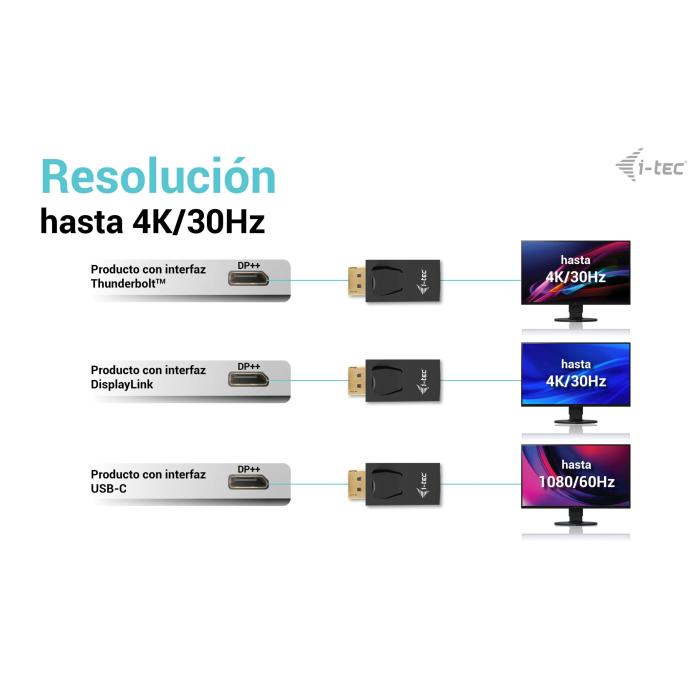 i-tec Passive DisplayPort to HDMI Adapter (max 4K/30Hz) — image 7 of 7