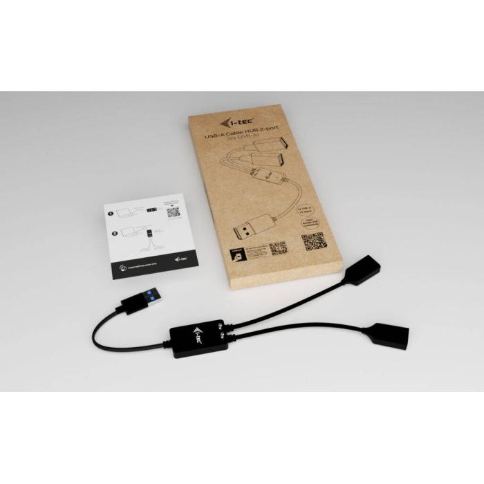 i-tec USB-A Cable HUB 2 port (2x USB-A) — image 2 of 20