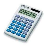 Ibico 081X Pocket Basic Blue, White calculator