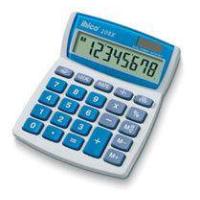 Ibico 208X Desktop Basic Blue, White calculator