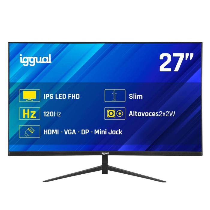 iggual IGG320914 computer monitor 68.6 cm (27'') 1920 x 1080 pixels Full HD LED Black — image 9 of 16
