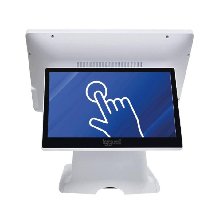 iggual IGG321027 POS system 8350U 1.7 GHz 39.6 cm (15.6'') 1920 x 1080 pixels Touchscreen White — image 8 of 8