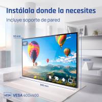 iggual IGG321157 Signage Display Digital signage flat panel 109.2 cm (43'') Wi-Fi 1500 cd/m² 4K Ultra HD Black Built-in, view image 16 of 38