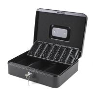 iggual Iron-Tiny cash/ticket box Acrylonitrile butadiene styrene (ABS), Polyvinyl chloride (PVC), Steel Black