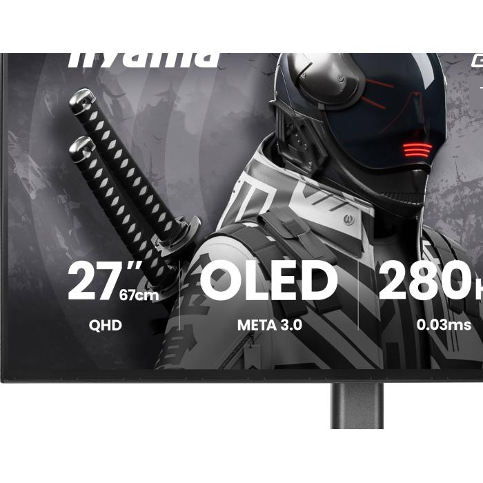iiyama G-MASTER GOB2701QSC-B1 computer monitor 68.6 cm (27'') 2560 x 1440 pixels 2K Ultra HD OLED Black — image 37 of 54