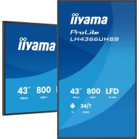 iiyama LH4366UHSB-B1AG Signage Display Digital signage flat panel 109.2 cm (43'') LCD Wi-Fi 800 cd/m² 4K Ultra HD Black, view image 4 of 26