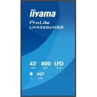 iiyama LH4366UHSB-B1AG Signage Display Digital signage flat panel 109.2 cm (43'') LCD Wi-Fi 800 cd/m² 4K Ultra HD Black, view image 2 of 26