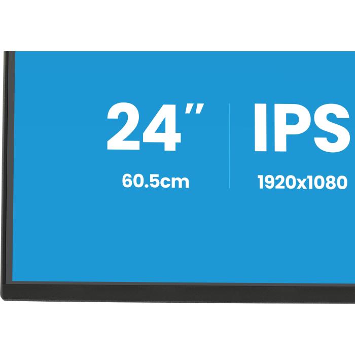 iiyama ProLite 24” IPS Full HD panel with 4-side slim bezel, B energy class and height adjustable stand — image 7 of 40