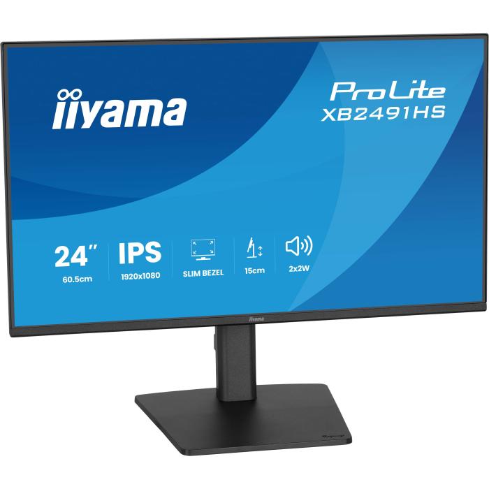 iiyama ProLite XB2491HS-B1 computer monitor 60.5 cm (23.8'') 1920 x 1080 pixels Full HD Black — image 4 of 40