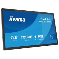 iiyama TW2223AS-B3P Signage Display Interactive flat panel 54.6 cm (21.5'') Wi-Fi 450 cd/m² Full HD Black Touchscreen Built-in processor Android 24/7