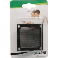 InLine Fan grid aluminum filter, black, 60x60mm