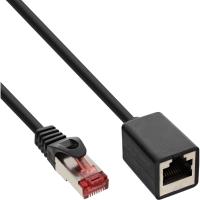 InLine patch cable extension, S/FTP (PiMf), Cat.6, halogen-free, 2m