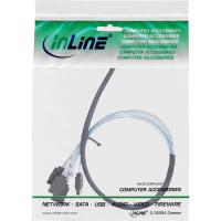 InLine Slim SAS cable, SFF-8654 to 4x SATA 7-pin, 12Gb/s, 0.5m, view image 2 of 2