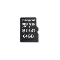 Integral 64GB MICRO SD CARD SDXC UHS-1 U3 CL10 V30 A1 UP TO R-100 MBS
