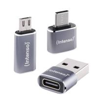Intenso USB Adapter Set MIX480 - USB-C to USB-A, USB-A to USB-C, USB-C to microUSB (3-Pack), view image 23 of 44