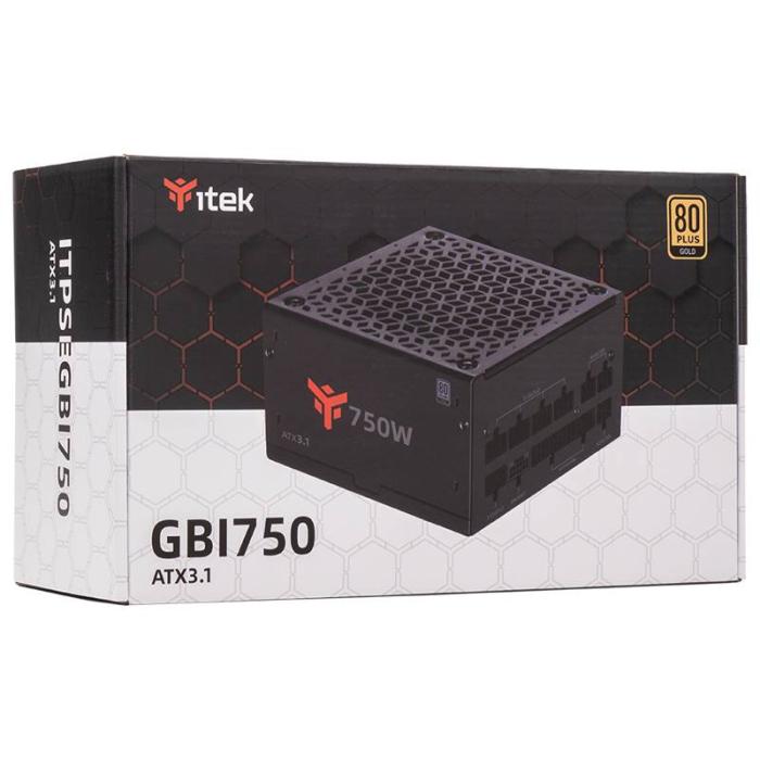 itek GBI750 power supply unit 750 W 20+4 pin ATX ATX Black — image 23 of 24