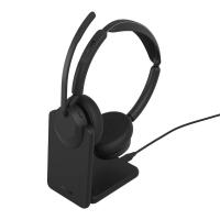 Jabra Evolve3 45 UC - USB-C with Dongle - Stereo (Charging Stand), view image 8 of 12