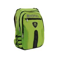 KeepOut BK7F backpack Black, Green Faux leather, Nylon