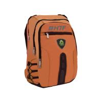 KeepOut BK7F backpack Black, Orange Faux leather, Nylon