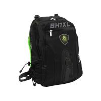 KeepOut BK7GXL backpack Black, Green Faux leather, Nylon