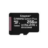 Kingston Technology Canvas Select 256GB micSDXC Plus 100R A1 C10 Card + ADP