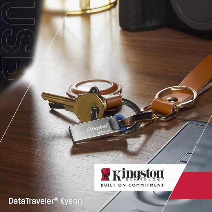 Kingston Technology DataTraveler 512GB Kyson 220MB/s Metal USB 3.2 Gen 1 — image 7 of 14