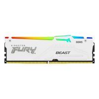 Kingston Technology FURY Beast 64GB 6000MT/s DDR5 CL36 DIMM (Kit of 2) White RGB EXPO