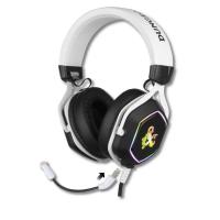 Konix 82381120335 headphones/headset Wired Head-band Gaming USB Type-A Black, White