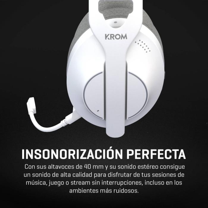 Krom Phase - Wireless Gaming Headset White — image 27 of 30